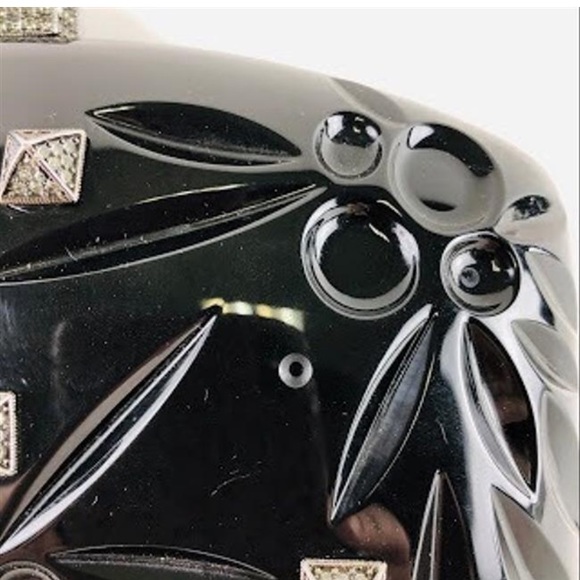 NWT auth VALENTINO black POP rockstud MINIAUDIERE - Picture 6 of 8